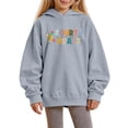 thumbnail image 1 of Survêtement pour Garçons Manches Longues Imprimé Chandail à Capuche Col Rond Chandail Automne Hiver Vêtements Filles Taille 3-4 Ans, 1 of 4