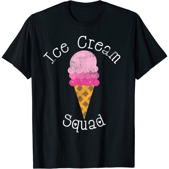 Ice Cream Squad - Ice Cream Cone Lovers T-Shirt
