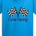 thumbnail image 4 of Inktastic I Love Racing Youth T-Shirt, 4 of 5