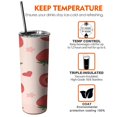 thumbnail image 6 of 20 OZ Travel Mug Slim Tumbler Cup with Straw,Thermal with Lids for Hot and Cold Drinks for Fathers Husband Mothers, 6 of 7