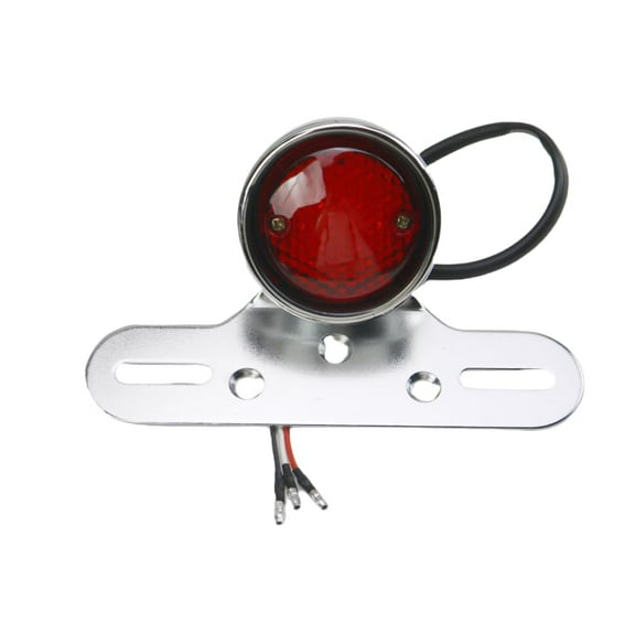 BHYShop Motorcycle Vintage Retro LED Tail Brake Running Light for Honda Kawasaki Suzuki Yamaha Harley BMW Cafe Racer