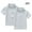 Gray, variant on Boys Girls Polo Shirt 2-Pack, Tagless School Uniform Short Sleeve Kids Solid Pique Polo T-Shirt White Size 12