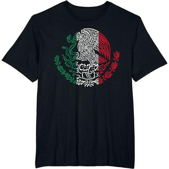 Mexican Eagle Mexico Flag T-Shirt