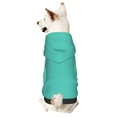 thumbnail image 5 of Uemuo Teal Turquoise for Winter Dog Hoodie Sweatshirts with Pockets Warm Dog Clothes for Small Dogs Chihuahua-Medium, 5 of 8