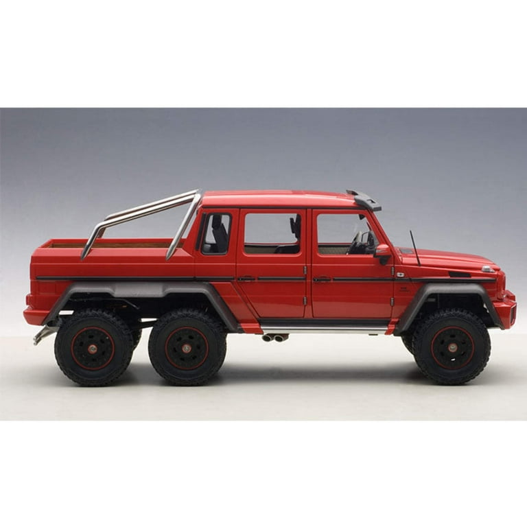 Mercedes G63 AMG 6X6 Red 1/18 Model Car by Autoart - Walmart.com
