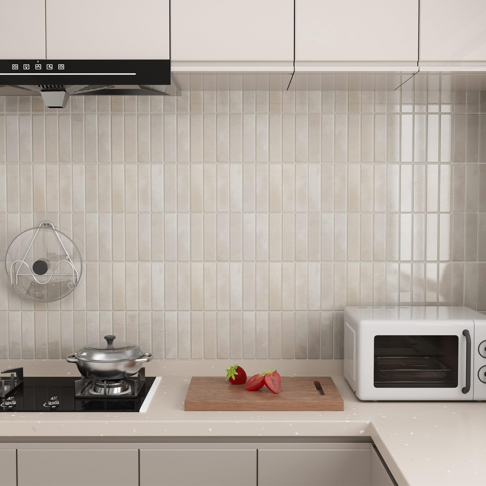 Peel And Stick Backsplash 10-sheets Of 11.42'' X 9'' Self-adhesive 3d Wall Tile For Kitchen  Bathroom