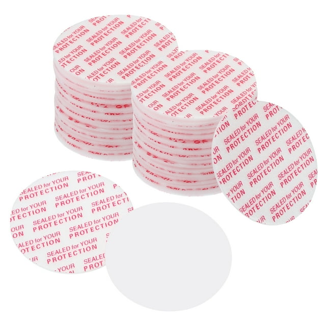 Unique Bargains Doublure de Couvercle en Mousse 40mm/1.56 Pouces, 300 Pcs Résistant à la Pression Sensible Blanc Rouge