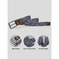 thumbnail image 5 of Timarkment Belts for Men Stretch Braided Mens belts Woven Elastic Men Belts for Casual Jeans and Pants, 5 of 7