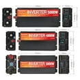 thumbnail image 3 of Pure Sine Wave Inverter 3000W 4000W 5000W Double Socket LCD Display DC To AC Voltage Converter Power Supply ,Easy to Use, 3 of 7