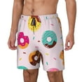 thumbnail image 2 of Balery Donut Mens Swim Trunks Swim Shorts for Men Quick Dry Inseam Beach Shorts with Compression Liner Pocket-Medium, 2 of 9