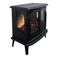 thumbnail image 4 of Modern Ember Harlowe Freestanding Electric Fireplace Stove Heater in Black | Smart Technology | WiFi App, Alexa & Google Control | 1500W | Indoor Portable Heater | Safety Shutoff, 4 of 9