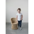 thumbnail image 2 of Creative Co-Op Handwoven Bamboo and Rope Chair, Tan, 2 of 6