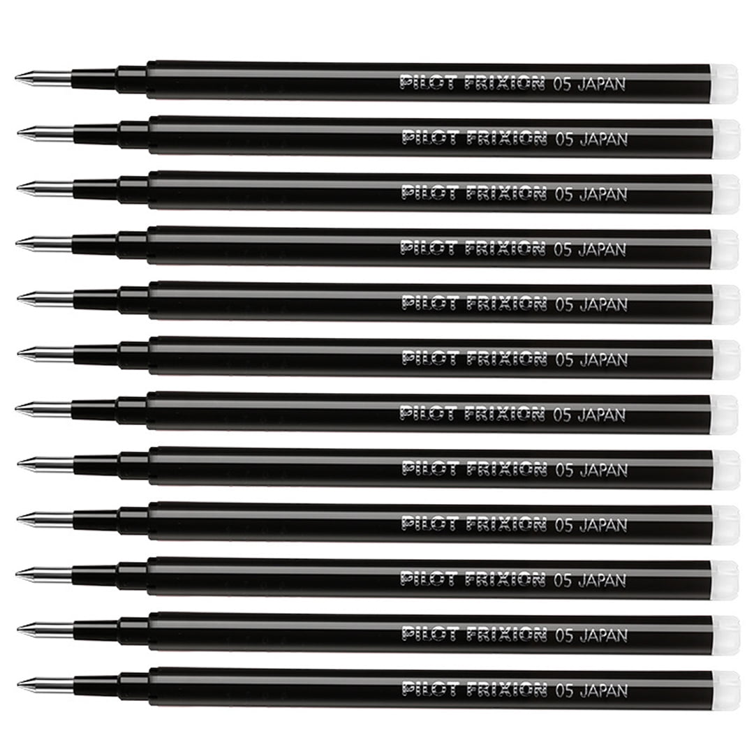 Gel Pen Refill Ink For PILOT FriXion 0.5mm Needle Tip BLS-FR5 Erasable Pens  Black/Blue Ink