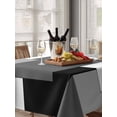 thumbnail image 6 of Black Grey Table Cloth, Middle Century Irregular Geo Abstract Art Waterproof Tablecloth for Rectangle Tables, Reusable Washable Fabric Table Cover for Restaurant Kitchen Dining Tables 52"x70", 6 of 6