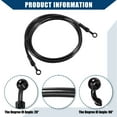 thumbnail image 5 of 1 Set 200cm Length Brake Hose Motorcycle Hydraulic Brake Line Oil Hose Pipe Fitting with Banjo, 5 of 7