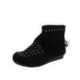 thumbnail image 2 of LSLJS Bottes à Franges à Semelle Plate Décontractées pour Femmes pour l'Extérieur, Chaussures Plates pour Dames, Bottines et Bottillons pour Femmes, Cadeau pour Femmes, 2 of 7