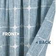 thumbnail image 3 of Kitchen Curtains 36 Inch Cafe Curtain Tiers, Light Filtering Linen Textured Short Curtains for Bathroom, Semi Sheer Farmhouse Small Window Curtain Rod Pocket 2 Panels (Light Blue), 3 of 6