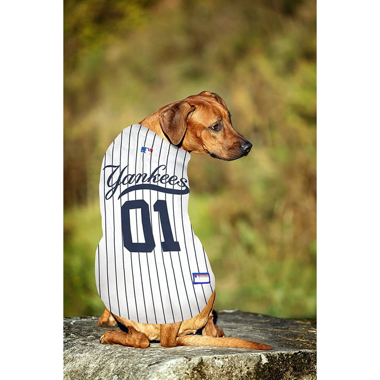 Pets First MLB New York Yankees Mesh Jersey for Dogs and Cats - Licensed  Soft Poly-Cotton Sports Jersey - XXX-Large