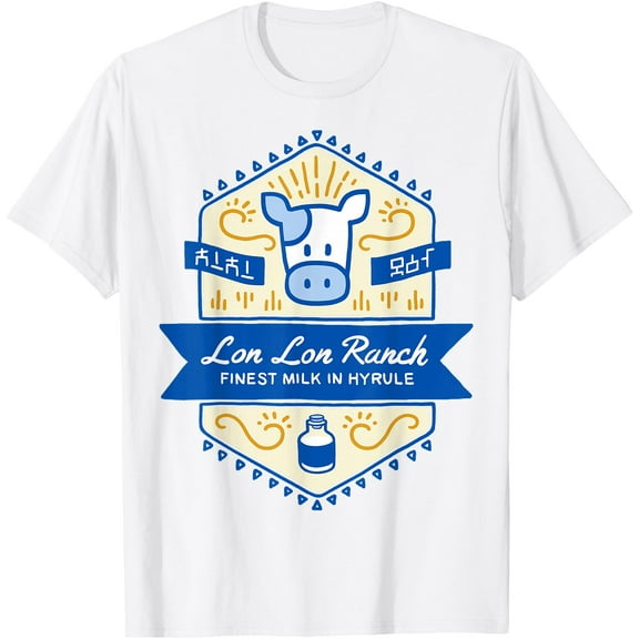 Legend Of Zelda Lon Ranch Milk In Hyrule DTG Print Unisex T-Shirt
