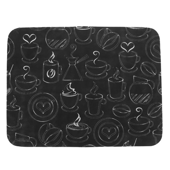 MasteelfCA Tapis Antidérapant Absorbant pour Café Tapis de Séchage Tapis de Bar Tapis de Vaisselle Tapis de Comptoir