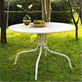 thumbnail image 1 of Crosley Furniture CO1012A-WH Griffith Table à Manger en Métal de 40 Po, Fini Blanc, 1 of 3