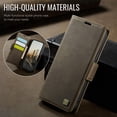 thumbnail image 4 of Allytechgroup Wallet Phone Case for Google Pixel 9 with Credit Card Slot, RFID Blocking PU Leather Flip Case with Kickstand Support Wireless Charging Shockproof Bumper for Women Men, Coffee, 4 of 11