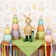 thumbnail image 5 of AuroraX Easter Decorations Home Decor,Festive Handmade Unique Tabletop Easter Bunny Decor,Seasonal Display Easter Table Centerpiece Spring Home Decor Holiday Party Decorations, 5 of 6