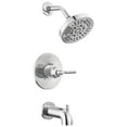 thumbnail image 1 of Delta Faucet Saylor 14 Series Chrome Tub and Shower Faucet Combo Bathtub and Shower Trim System Shower Trim Kit Bathtub Faucet Set Shower Tub Faucet Chrome T14435 (Valve Not Included), 1 of 4