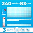 thumbnail image 2 of Pimple Patches for Face (240 Patches), Hydrocolloid Acne Patches with Tea Tree Oil, Pimple Stickers - Acne Pimple Patches For Face - Zit Patches, 2 of 8