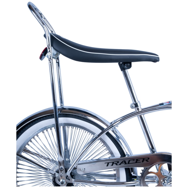 Tracer Bikes, 20'' Lowrider Bicycle, Hi-ten Steel Frame, Chrome, Beach Cruiser Bike for Adults and Teens, Single Speed - Walmart.com Tracer Bikes, 20'' Lowrider Bicycle, Hi-ten Steel Frame, Chrome, Beach Cruiser Bike for Adults and Teens, Single Speed - Walmart.com