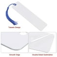 thumbnail image 4 of Unique Bargains Sublimation Blank Bookmark Double Sided with Dark Blue Normal Tassels, 4 Pieces, 4 of 5