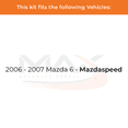 thumbnail image 2 of MAX Advanced Brakes - Brake Kit For 2006-2007 Mazda 6| Carbon Ceramic Brake Pad and Rotor Kit Front and Rear| Daily Driving Geomet Coated Brake Rotors, 2 of 9