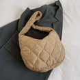 thumbnail image 3 of Women Padding Shoulder Bag Versatile Puffy Hobo Bag Casual Zipper Shopping Purse, 3 of 9