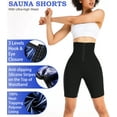thumbnail image 2 of QRIC Sauna Sweat Pants for Women High Waist Slimming Shorts Compression Thermo Workout Exercise Body Shaper Thighs (S-2XL), 2 of 6