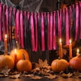 thumbnail image 6 of Tassel Garland Party Hanging Decorations Preassembled Colorful Fabric Shabby Chic Banner for Wedding Bachelorette Baby Shower Birthday 40in, 6 of 9