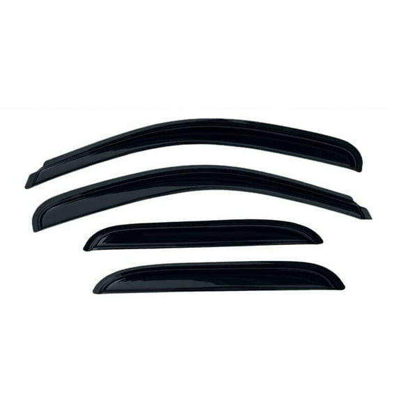 KT 94805 Window Wind Deflectors Vent Shades 4Pcs, Window Visors Rain Guards, Acrylic, Smoke