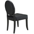 thumbnail image 3 of Hawthorne Collections Chaise d'Appoint pour Salle à Manger en Noir (Lot de 2), 3 of 4