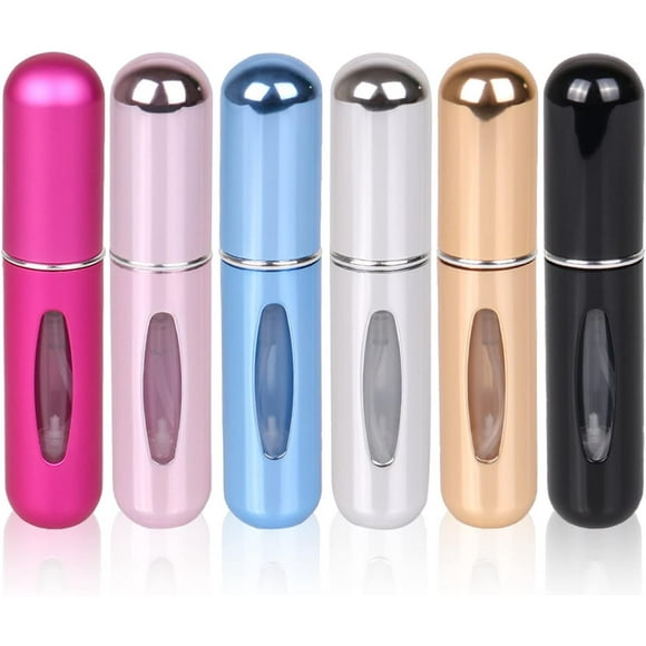Set de 6 Atomizadores Recargables UNIVERSOENLINEA.COM para Perfume Portátiles