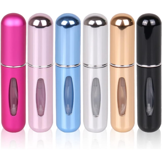 Set de 6 Atomizadores Recargables UNIVERSOENLINEA.COM para Perfume Portátiles