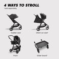 thumbnail image 5 of Baby Jogger City Mini GT2 All-Terrain Stroller, Black, Complete with Adjustable Handlebar, Hand-Operated Parking Brake, and car seat Adapter, 5 of 5
