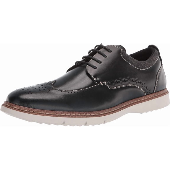 Stacy Adams Synergy Wingtip Oxford Walking Sneaker Black 25418-001