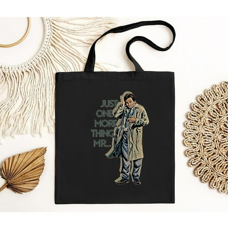 vintage Columbo Tote Bag Columbo Vintage Tv Series Bag Gift for TV Series Tv series vintage Columbo gift for Fans Bag-TH9516