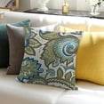 thumbnail image 3 of BANET Decorative Pillow Covers Throw Pillow Cases,Paisley Pattern,Multicolor White, 3 of 5