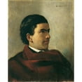 thumbnail image 3 of Heinrich von Angeli 20x24 Black Modern Framed Museum Art Print Titled - The Austrian Officer Otto Pohl (1856), 3 of 5