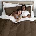 thumbnail image 6 of Bare Home Ultra-Soft Goose Down Alternative Comforter Set, Queen, Cocoa, 6 of 6