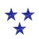thumbnail image 1 of 10pcs Small Five-pointed Star Embroidery Cloth Patch Decorative Patch Clothes Badge for T-shirt Jeans Skirt (Blue), 1 of 2