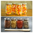 thumbnail image 6 of Uxcell Mason Jar Lids, Tinplate Canning Lids Wide Mouth Leak Proof Fits Storage Jars,, Gold 70 mm, 6 of 6