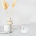 thumbnail image 2 of MLINS  2 Pcs Swan Ornaments Christmas Outdoor Figurines Lovers White, 2 of 8