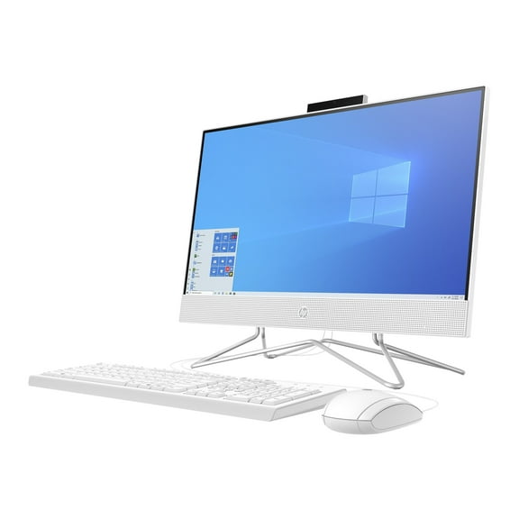 HP Full All-in-One Computer Desktop, AMD Athlon 3050U, 4GB, 256GB HD, 256GB SSD, DVD RW, 1K0H2AA#ABA