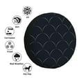 thumbnail image 4 of Susaid Black Fish scales Print Water Proof Spare Tire Cover Wheel Tire Dust-proof Cover Fit Trailer, RV, SUV and Many Vehicle-14 inch, 4 of 6